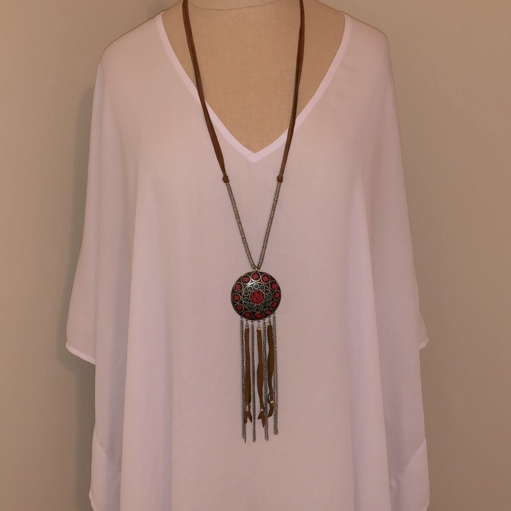 Boho long necklace